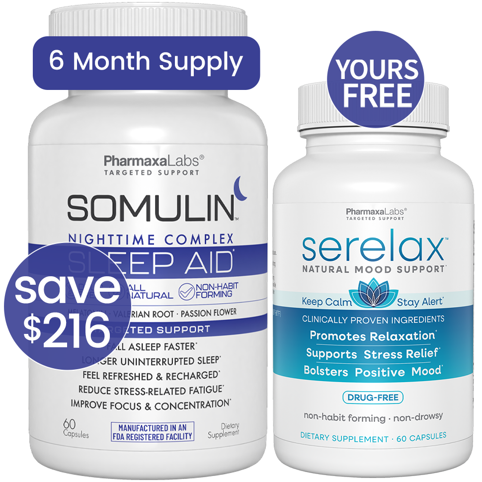 BUY 6 BOTTLES OF SOMULIN <br>+ FREE SERELAX BOTTLE